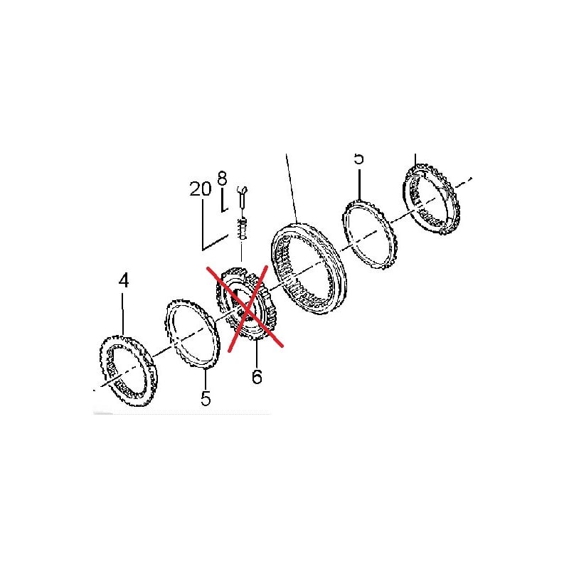Cône de synchronisation — Réf. 5001864640