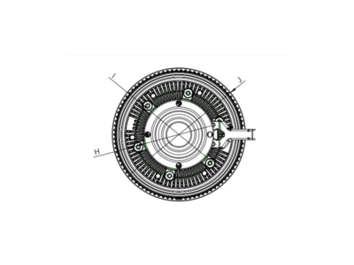 Embrayage ventilateur K Series — Réf. 7422037690