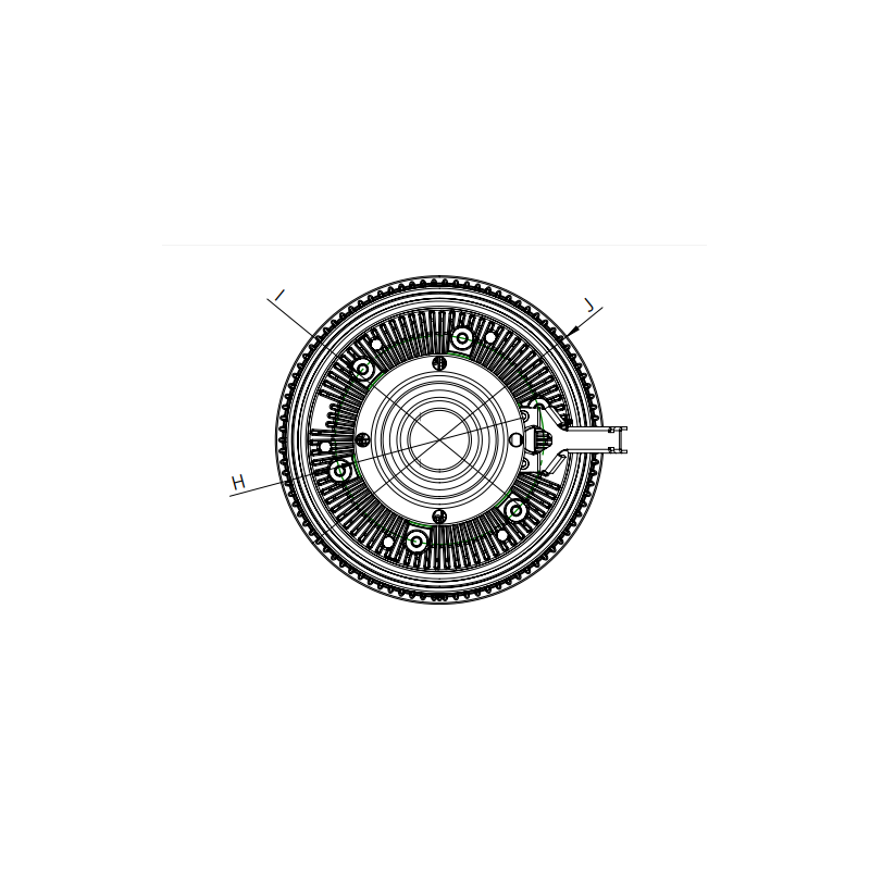 Embrayage ventilateur K Series — Réf. 7422037690