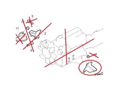 Support moteur — Réf. 7421416525